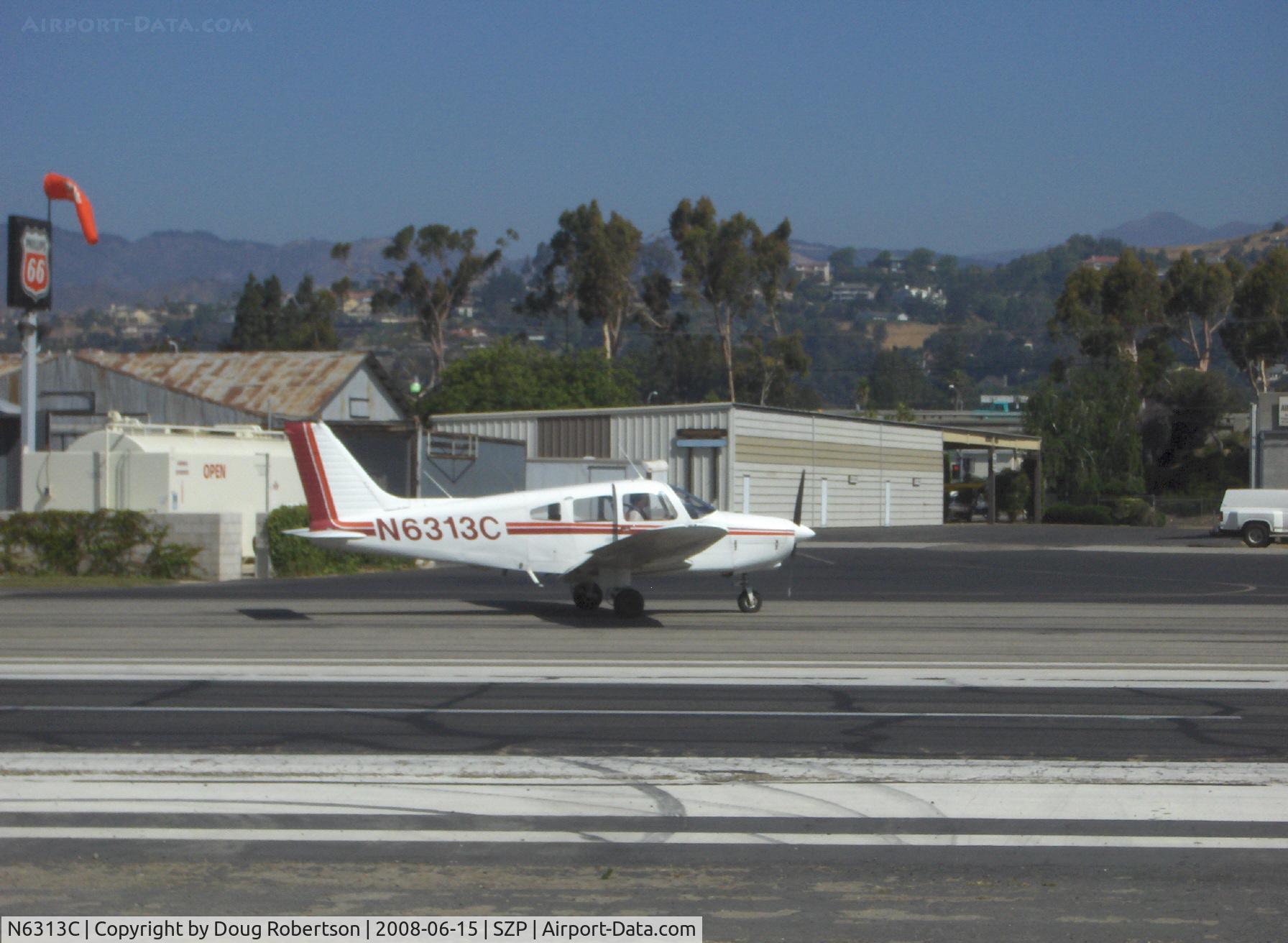 N6313C, 1978 Piper PA-28-161 Warrior II C/N 28-7816406, 1978 Piper PA-28-161 WARRIOR II, Lycoming O-320-D3G 160 Hp, taxi