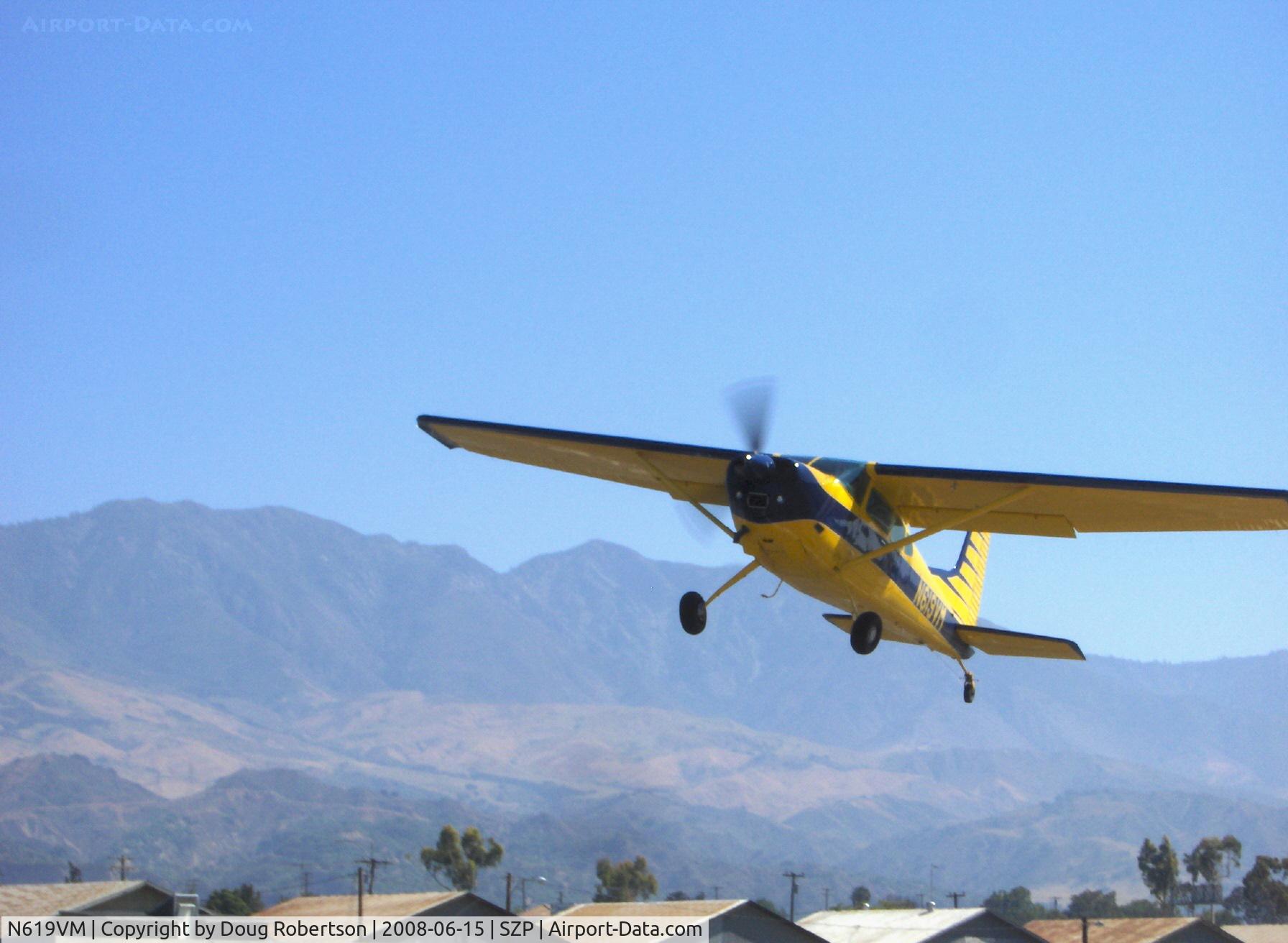 N619VM, 1981 Cessna A185F Skywagon 185 C/N 18504284, 1981 Cessna A185F SKYWAGON, Continental IO-520-D 300 Hp, takeoff climb Rwy 22