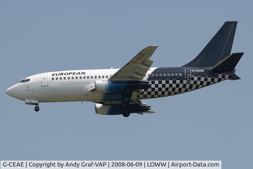 G-CEAE, 1974 Boeing 737-229 C/N 20912, European 737-200