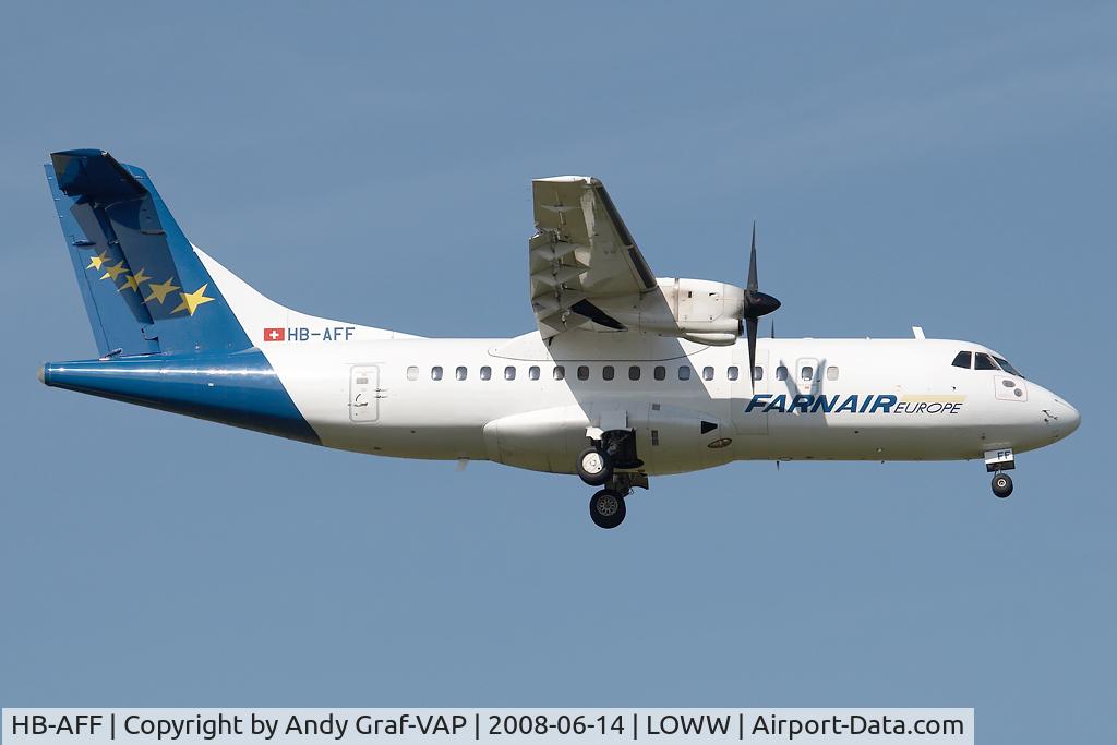 HB-AFF, 1991 ATR 42-320 C/N 264, Farnair ATR42