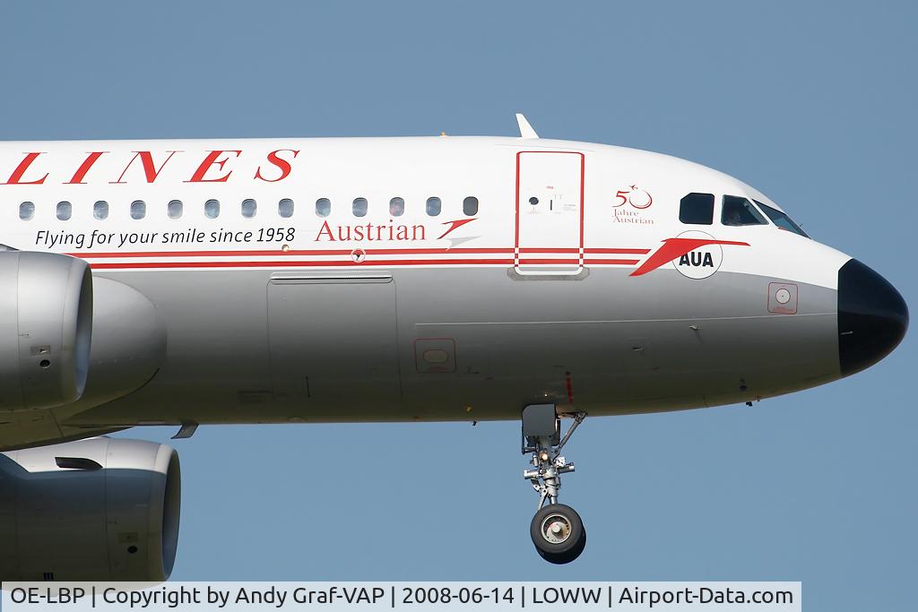 OE-LBP, 1998 Airbus A320-214 C/N 797, Austrian Airlines A320