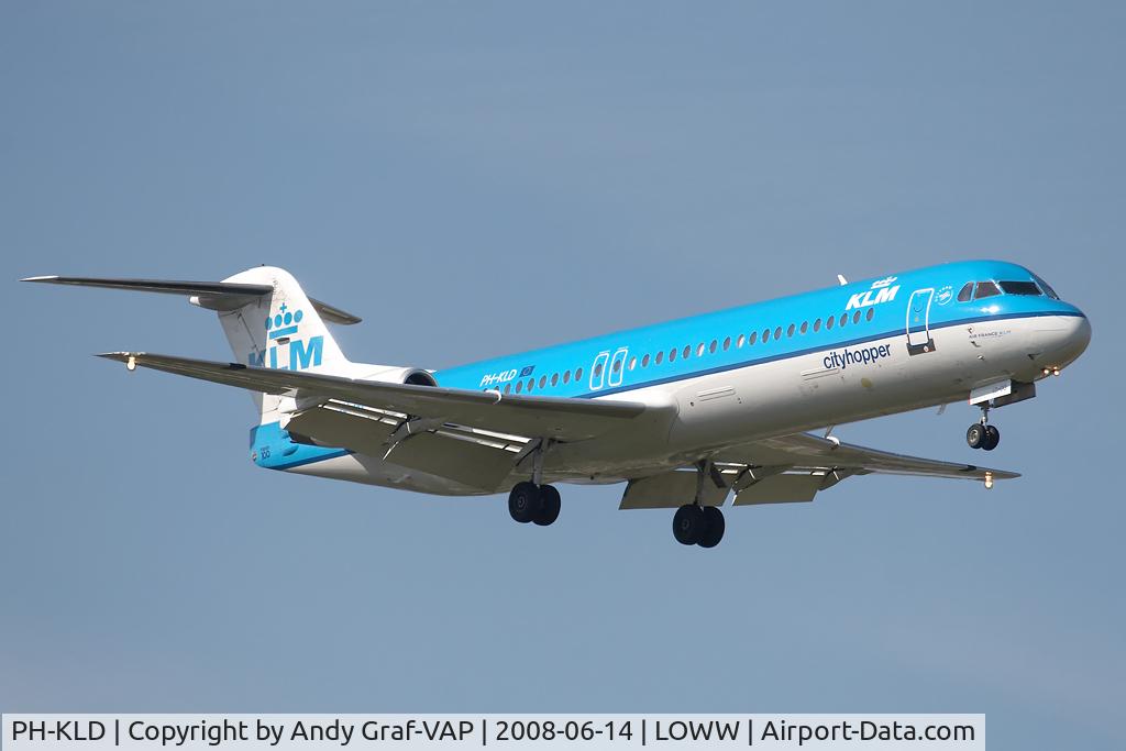 PH-KLD, 1989 Fokker 100 (F-28-0100) C/N 11269, KLM F100