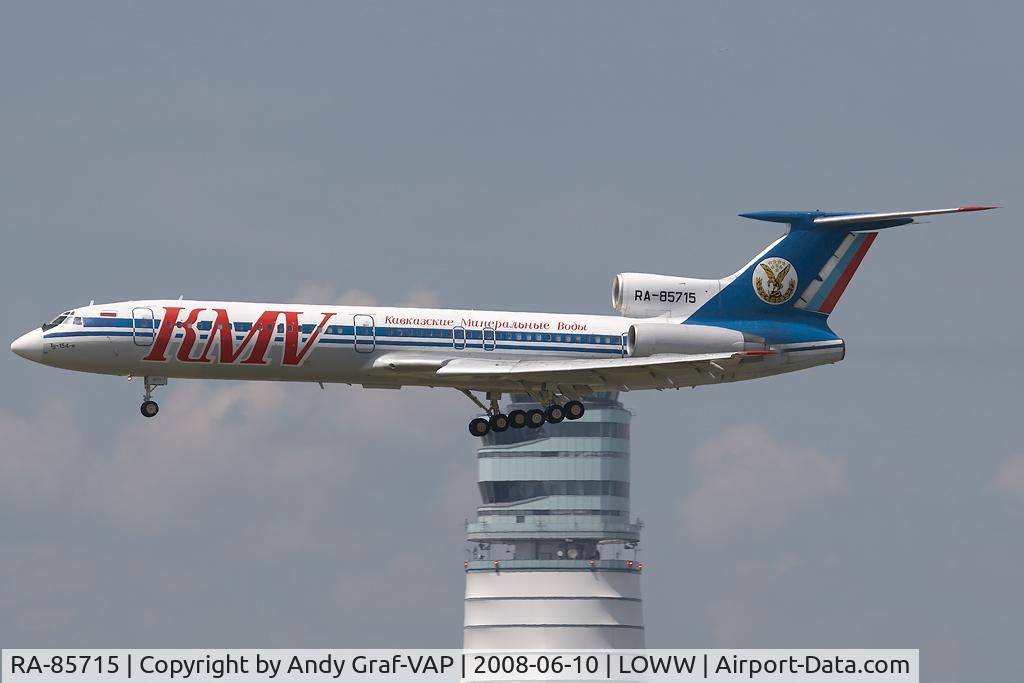 RA-85715, 1991 Tupolev Tu-154M C/N 91A891, KMV Tu154M