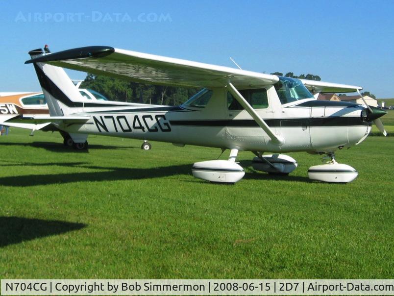 N704CG, 1976 Cessna 150M C/N 15078500, Beach City Father's Day fly-in.