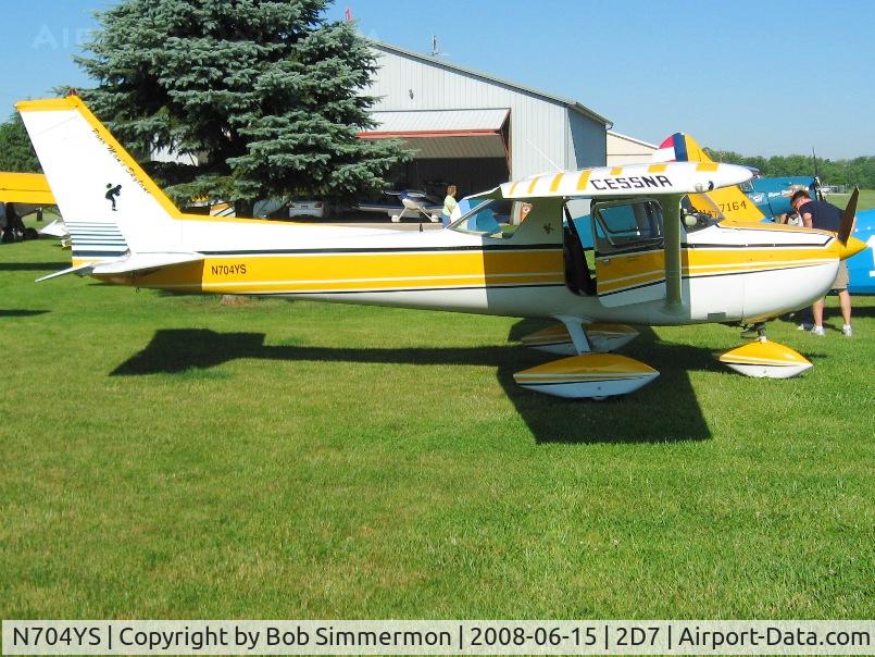 N704YS, 1976 Cessna 150M C/N 15078984, Beach City Father's Day fly-in.