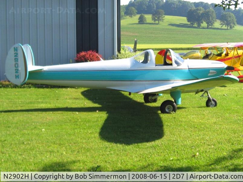 N2902H, 1946 Erco 415C Ercoupe C/N 3527, Beach City Father's Day fly-in.