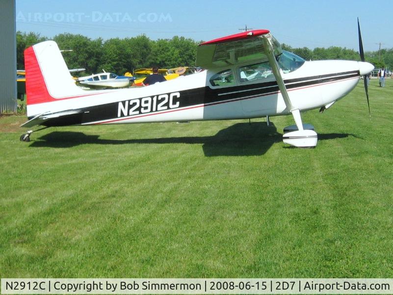 N2912C, 1954 Cessna 180 C/N 30812, Beach City Father's Day fly-in.