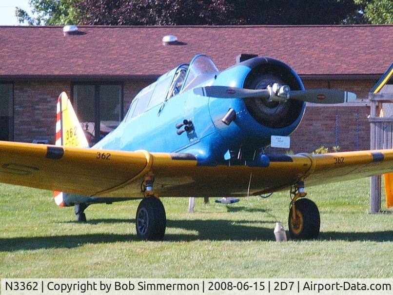 N3362, 1940 North American NA-64 C/N 64-2182(3362), Beach City Father's Day fly-in.