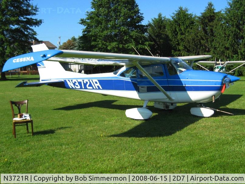 N3721R, 1966 Cessna 172H C/N 17255521, Beach City Father's Day fly-in.