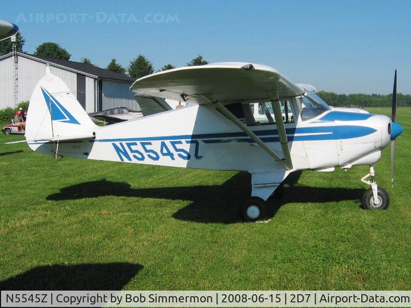 N5545Z, 1962 Piper PA-22-108 Colt C/N 22-9337, Beach City Father's Day fly-in.
