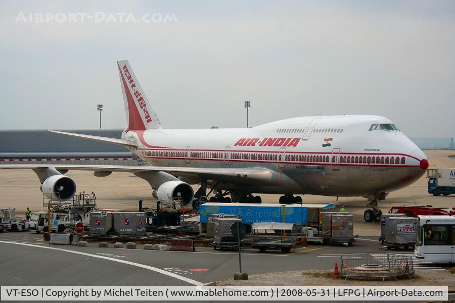 VT-ESO, 1993 Boeing 747-437 C/N 27165, Air India