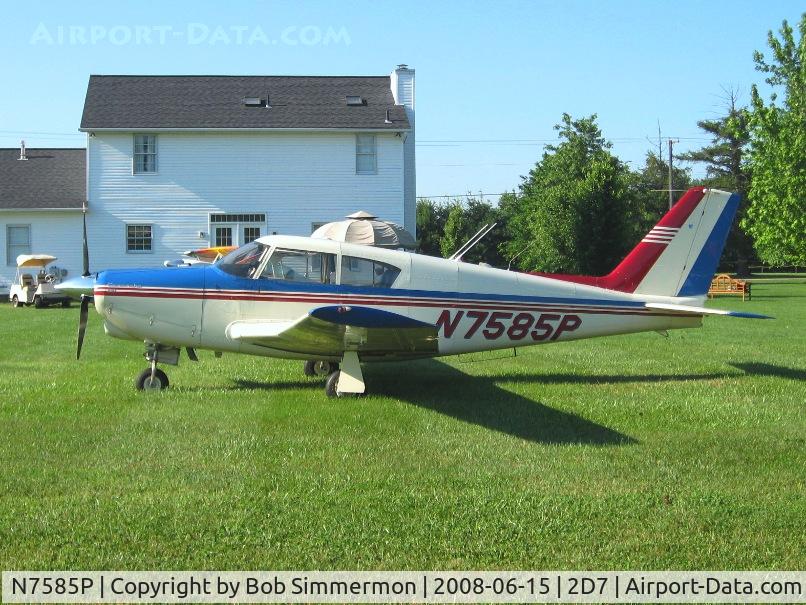 N7585P, 1961 Piper PA-24-250 Comanche C/N 24-2796, Beach City Father's Day fly-in.