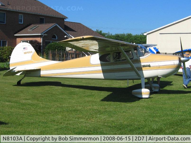 N8103A, 1952 Cessna 170B C/N 20955, Beach City Father's Day fly-in.