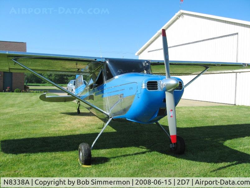 N8338A, 1952 Cessna 170B C/N 25190, Beach City Father's Day fly-in.