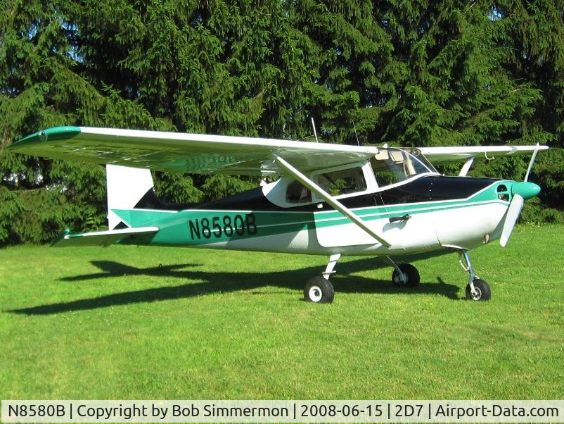 N8580B, 1958 Cessna 172 C/N 36280, Beach City Father's Day fly-in.