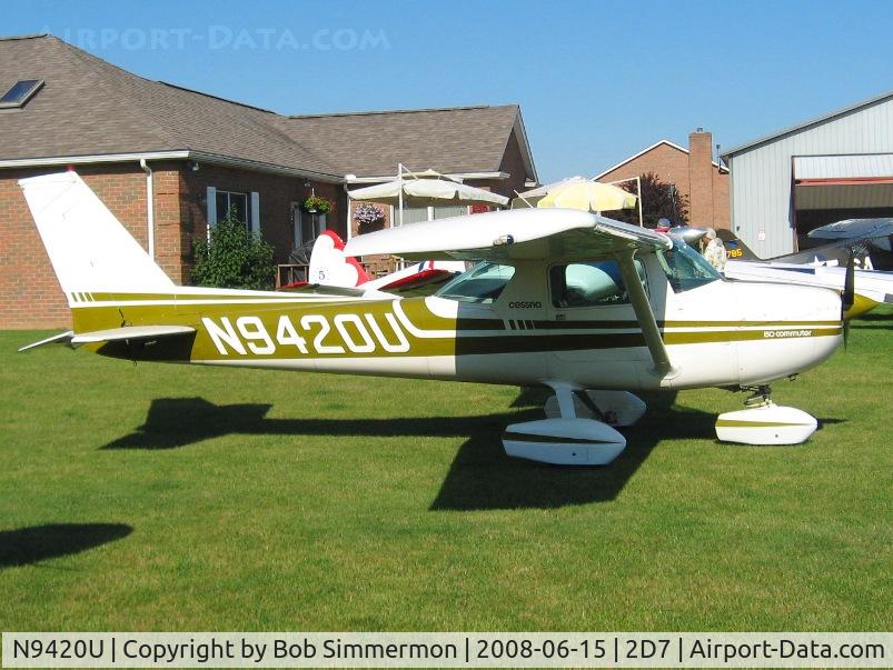 N9420U, 1976 Cessna 150M C/N 15078368, Beach City Father's Day fly-in.