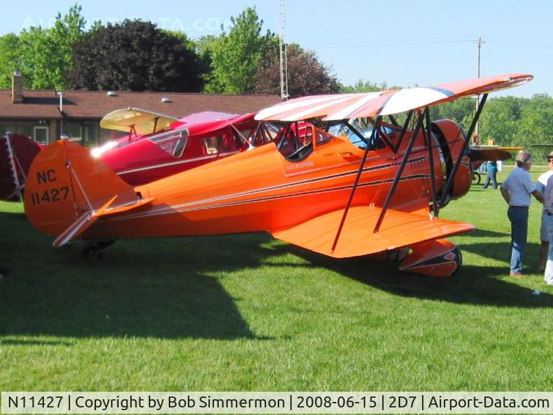 N11427, 1931 Waco QCF C/N 3488, Beach City Father's Day fly-in.