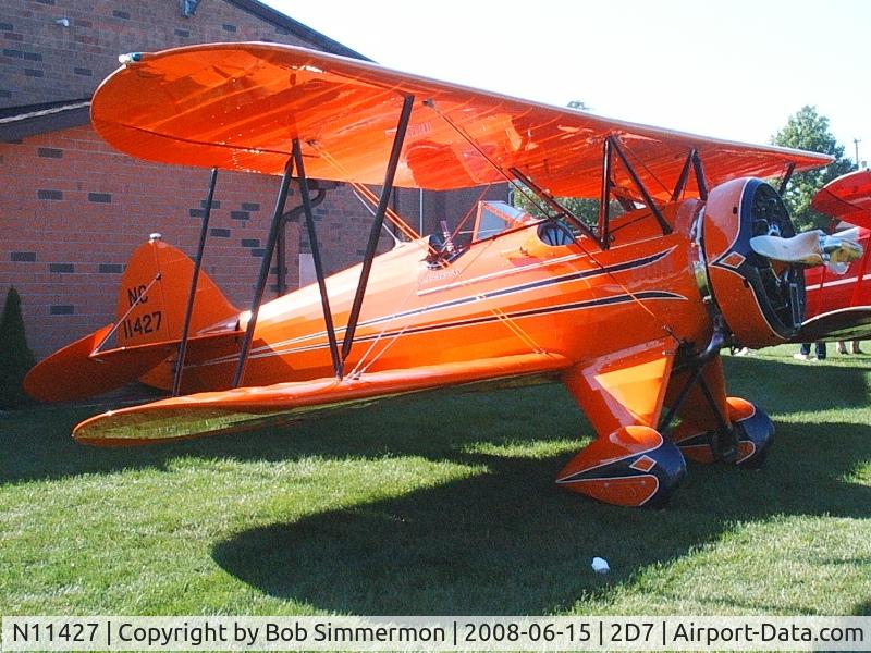 N11427, 1931 Waco QCF C/N 3488, Beach City Father's Day fly-in.