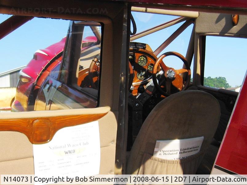 N14073, 1934 Waco YKC C/N 3990, Beach City Father's Day fly-in.