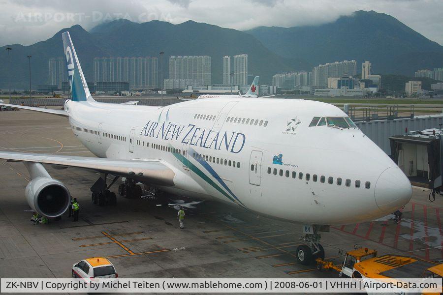 ZK-NBV, 1998 Boeing 747-419 C/N 26910, Air New Zealand