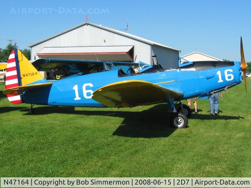 N47164, 1942 Fairchild M-62A-3 Cornell II C/N T42-3041, Beach City Father's Day fly-in.
