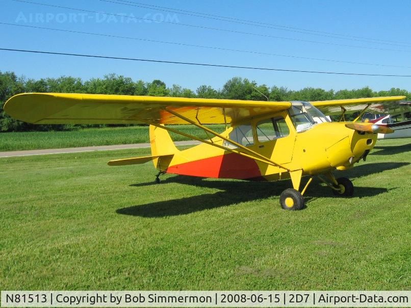 N81513, 1945 Aeronca 7AC Champion C/N 7AC-135, Beach City Father's Day fly-in.