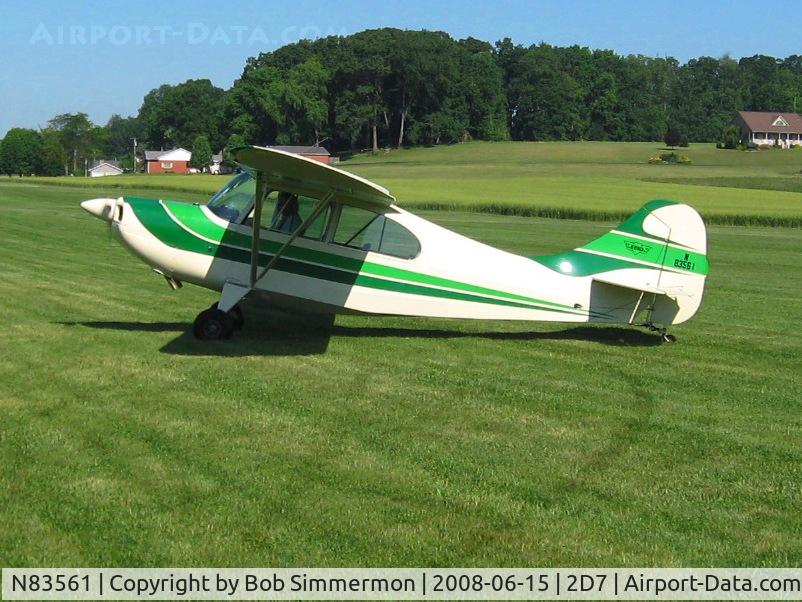 N83561, 1946 Aeronca 7AC Champion C/N 7AC-2237, Beach City Father's Day fly-in.