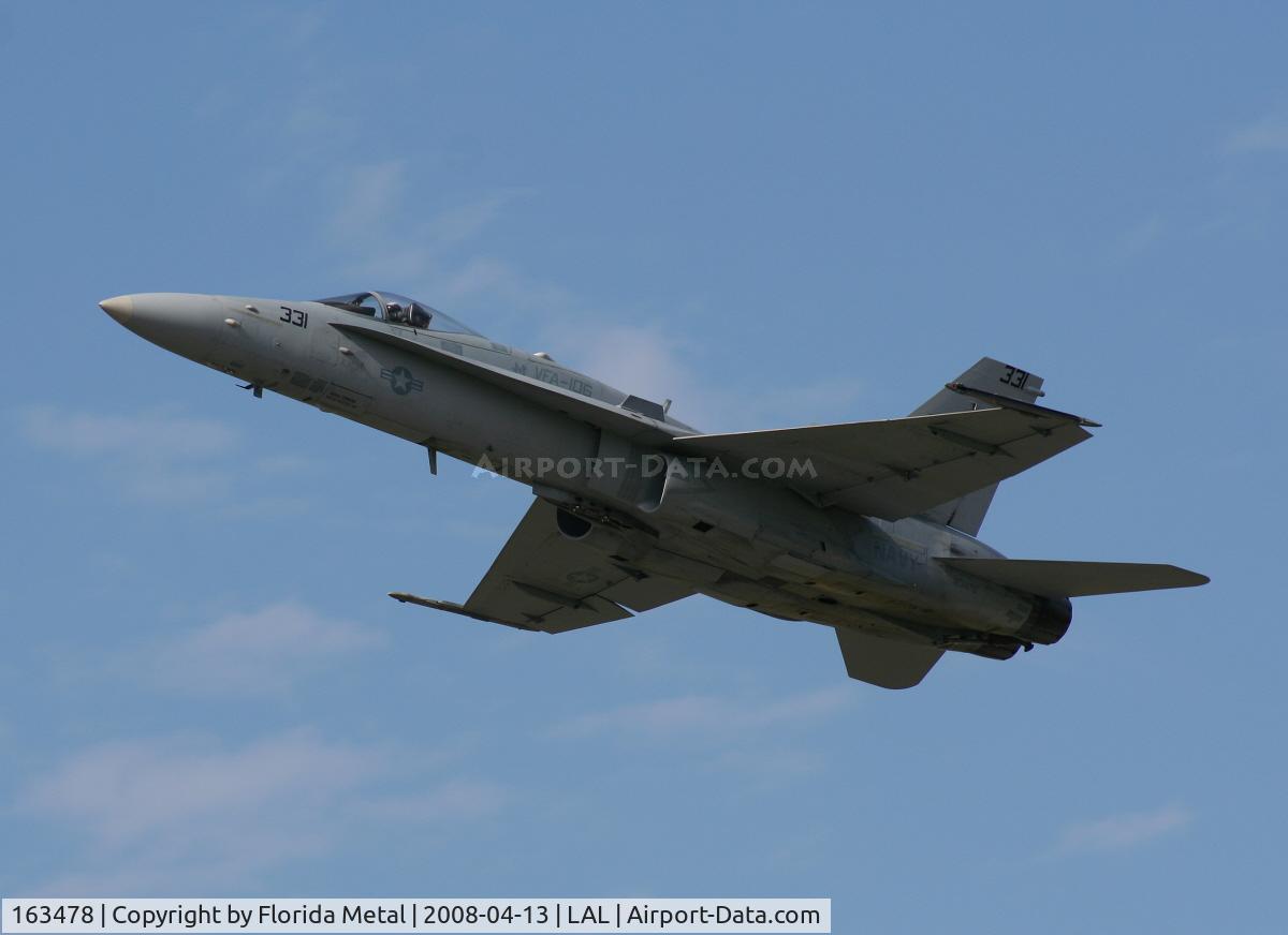 163478, 1988 McDonnell Douglas F/A-18C Hornet C/N 0708, F-18
