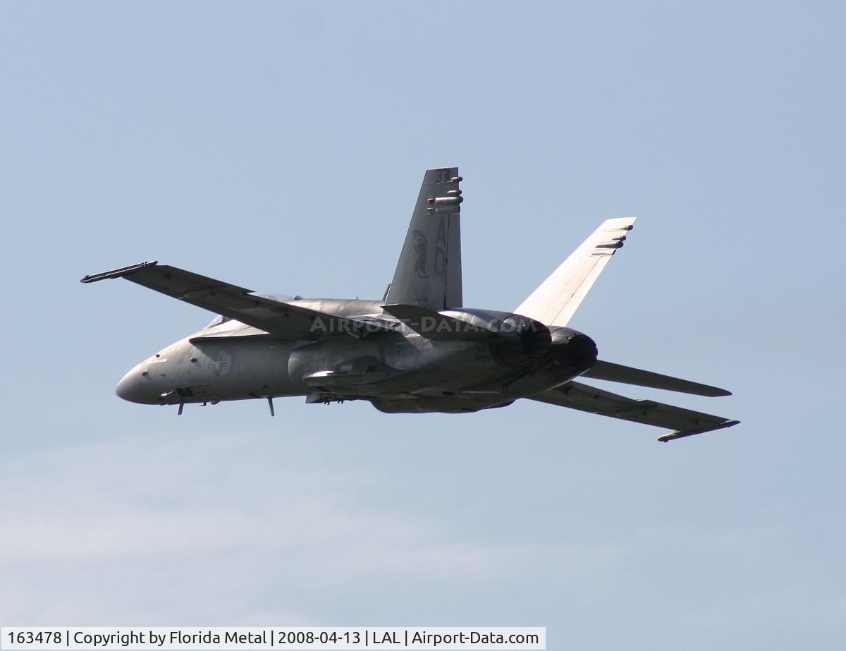 163478, 1988 McDonnell Douglas F/A-18C Hornet C/N 0708, F-18