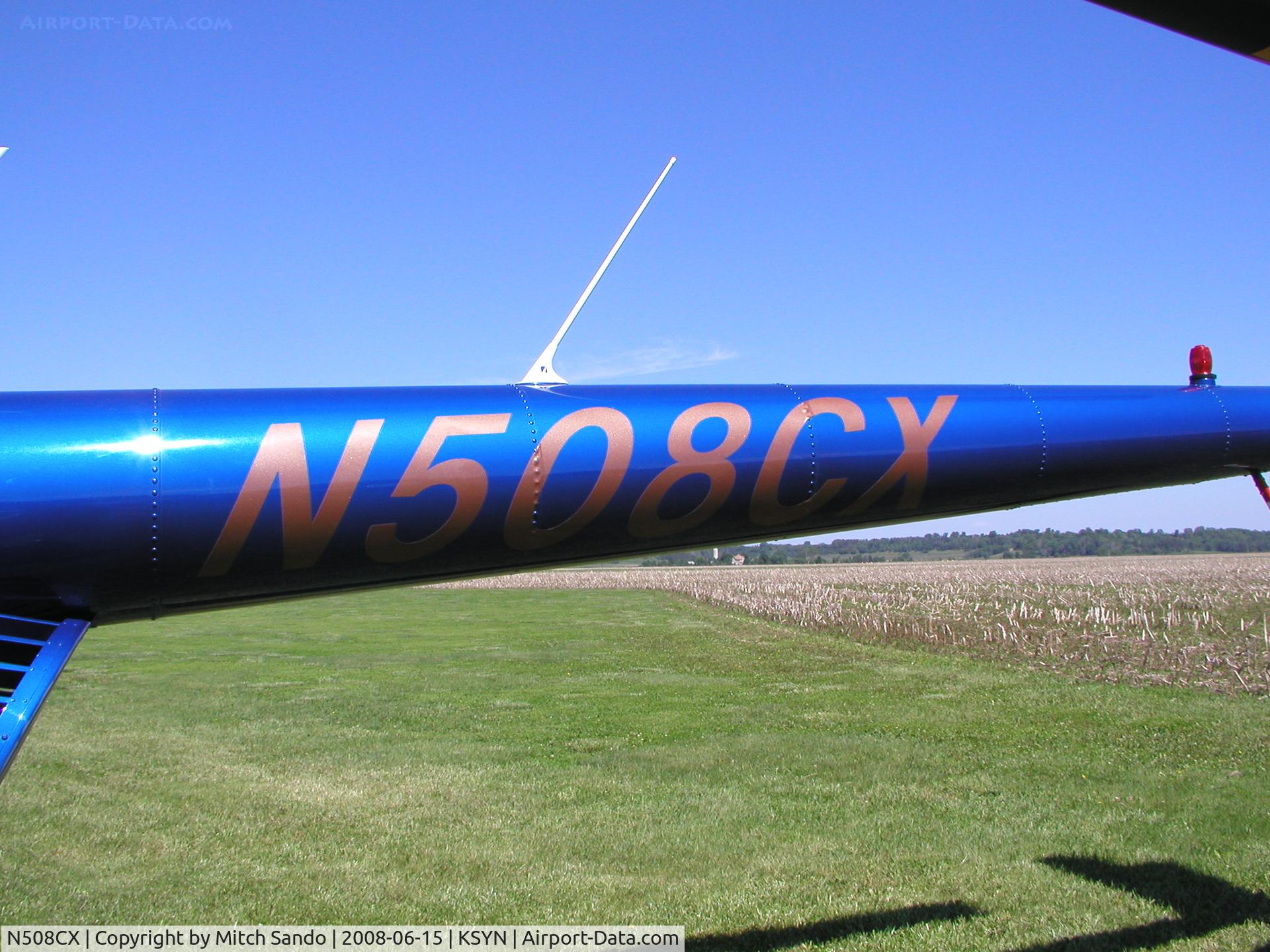 N508CX, 2006 Robinson R44 II C/N 11074, Stanton Father's Day Fly-In 2008.