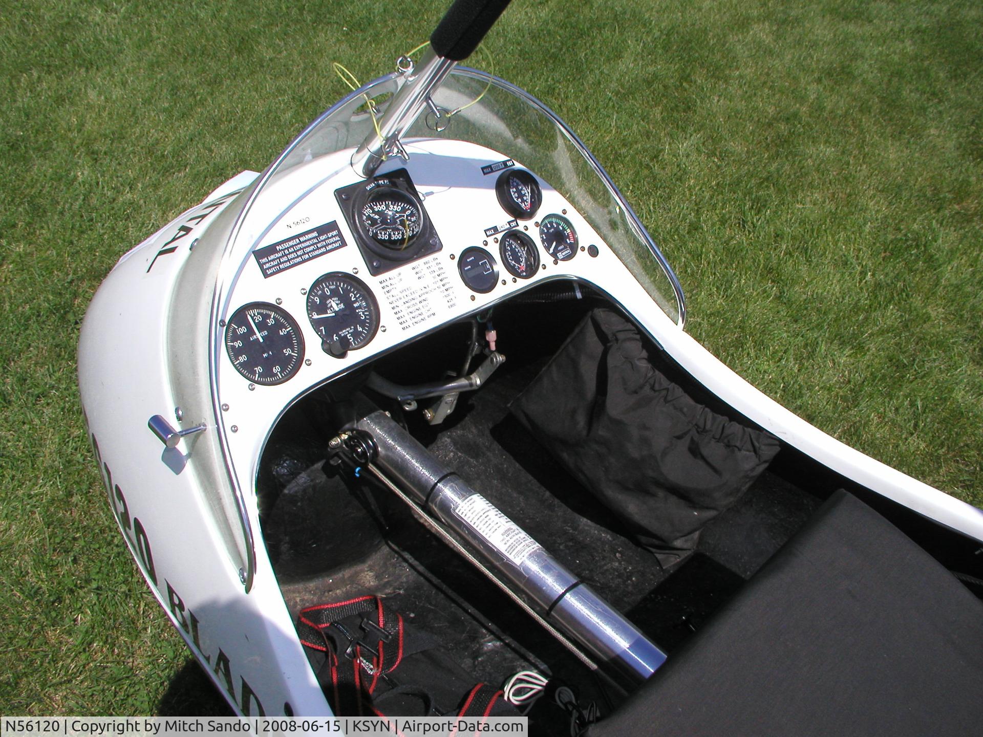 N56120, 2007 Mainair Blade C/N 123701007W1030, Stanton Father's Day Fly-In 2008.