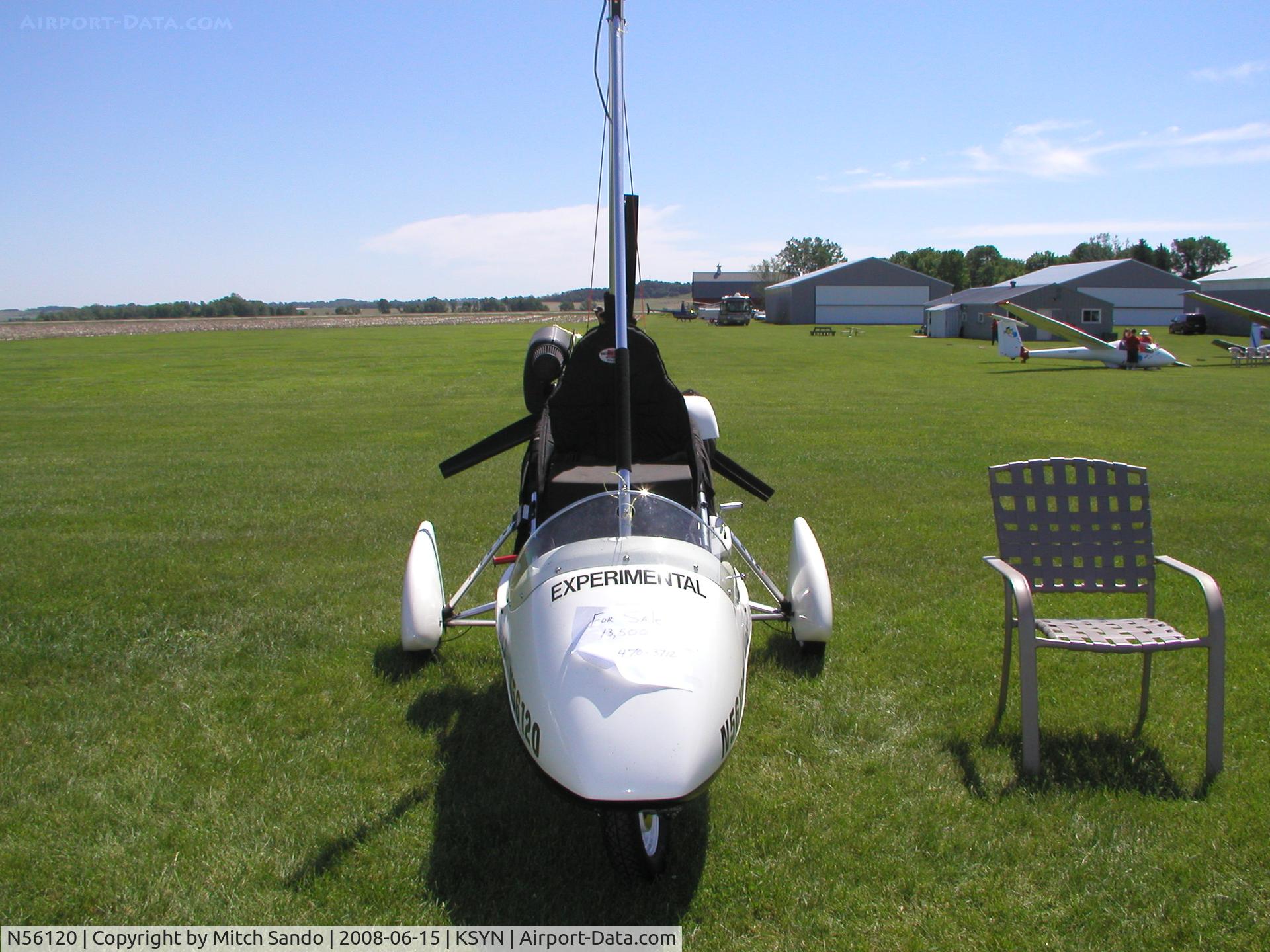 N56120, 2007 Mainair Blade C/N 123701007W1030, Stanton Father's Day Fly-In 2008.