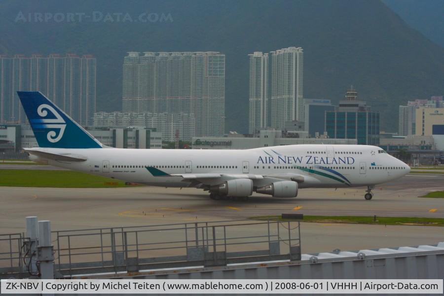 ZK-NBV, 1998 Boeing 747-419 C/N 26910, Air New Zealand