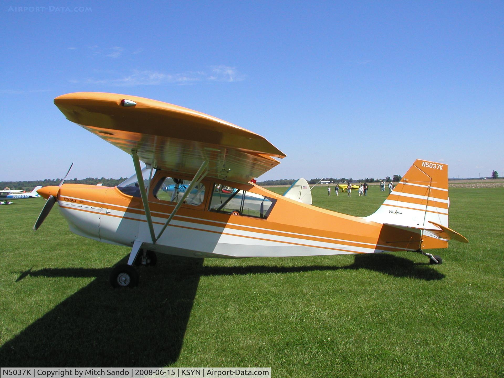 N5037K, 1979 Bellanca 7GCBC C/N 1087-79, Stanton Father's Day Fly-In 2008.