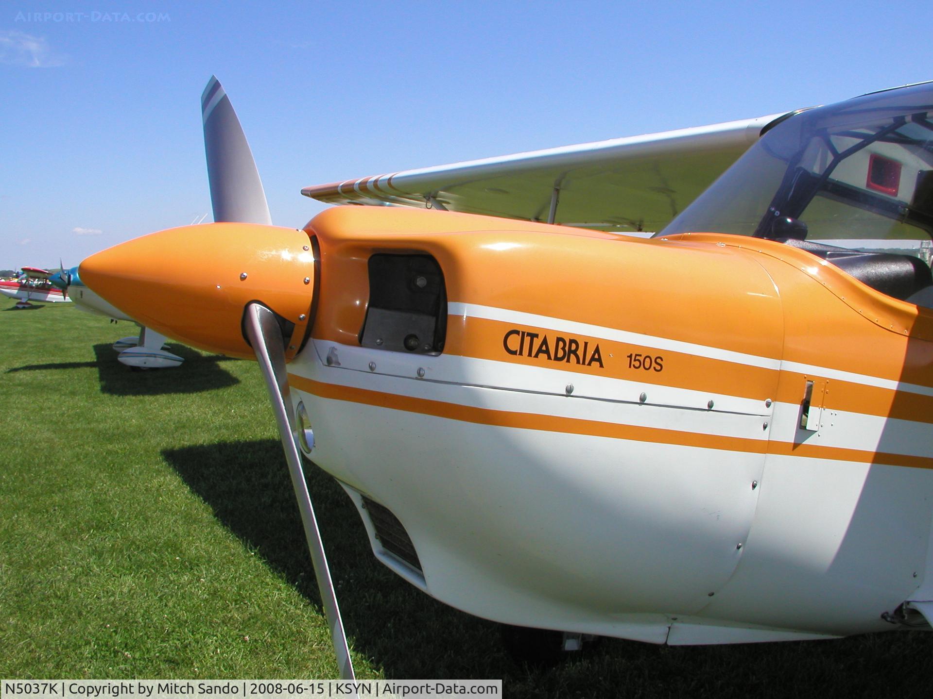 N5037K, 1979 Bellanca 7GCBC C/N 1087-79, Stanton Father's Day Fly-In 2008.