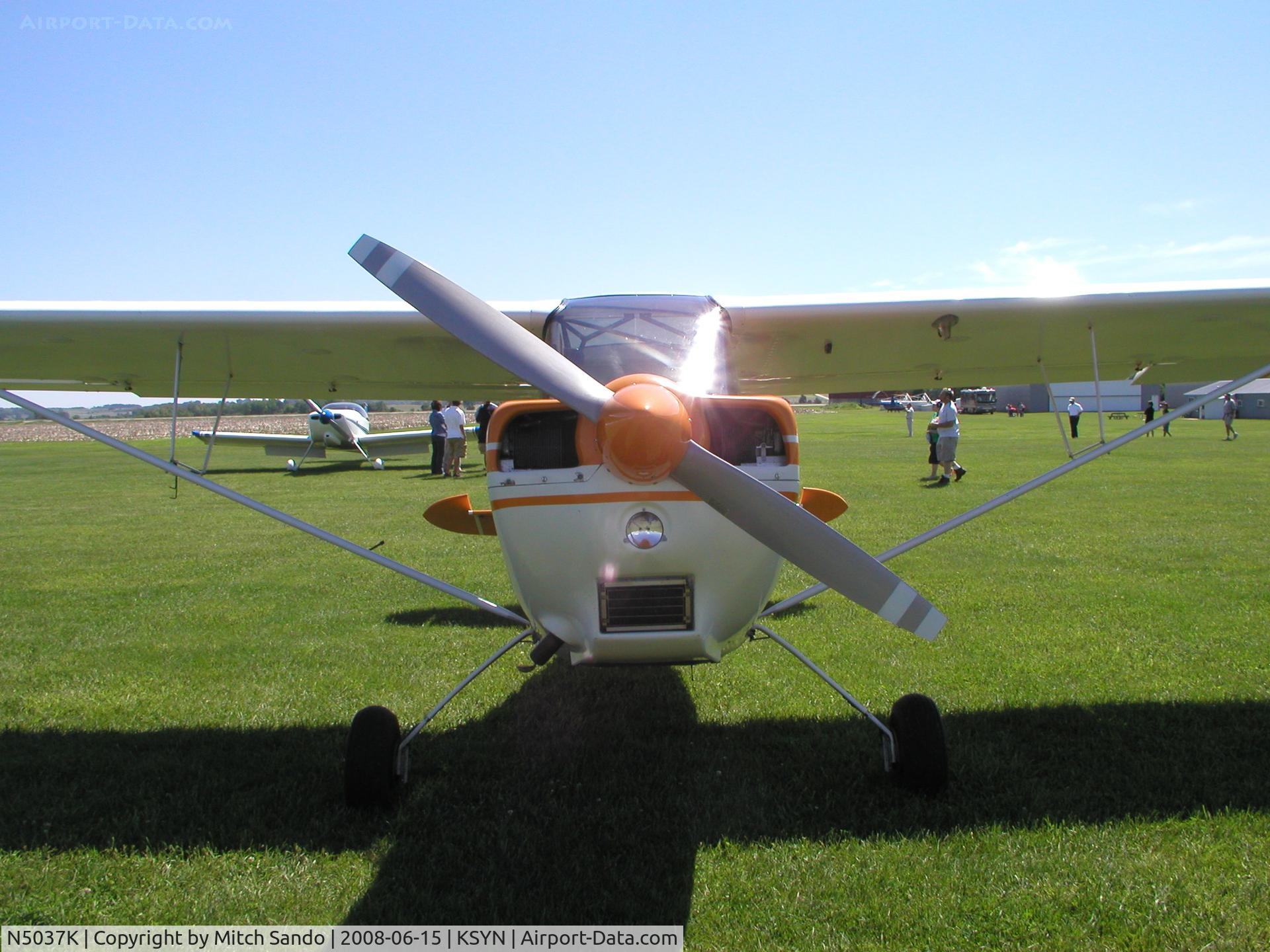 N5037K, 1979 Bellanca 7GCBC C/N 1087-79, Stanton Father's Day Fly-In 2008.
