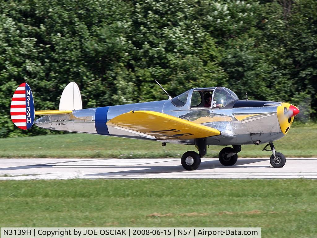 N3139H, 1946 Erco 415D Ercoupe C/N 3764, Leaving N57