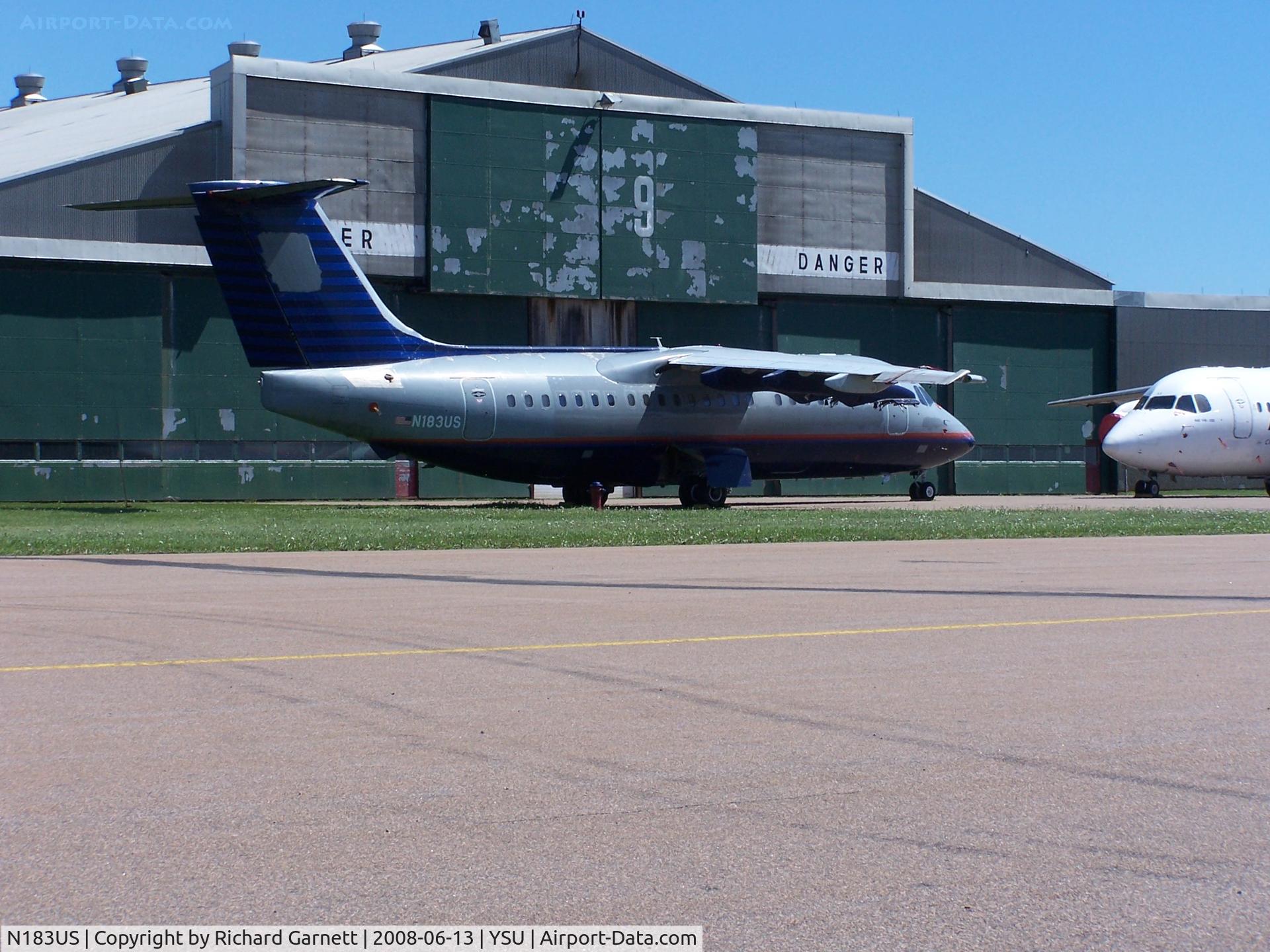 N183US, British Aerospace BAe.146-200A C/N E2043, Engine work with Atlantic turbines