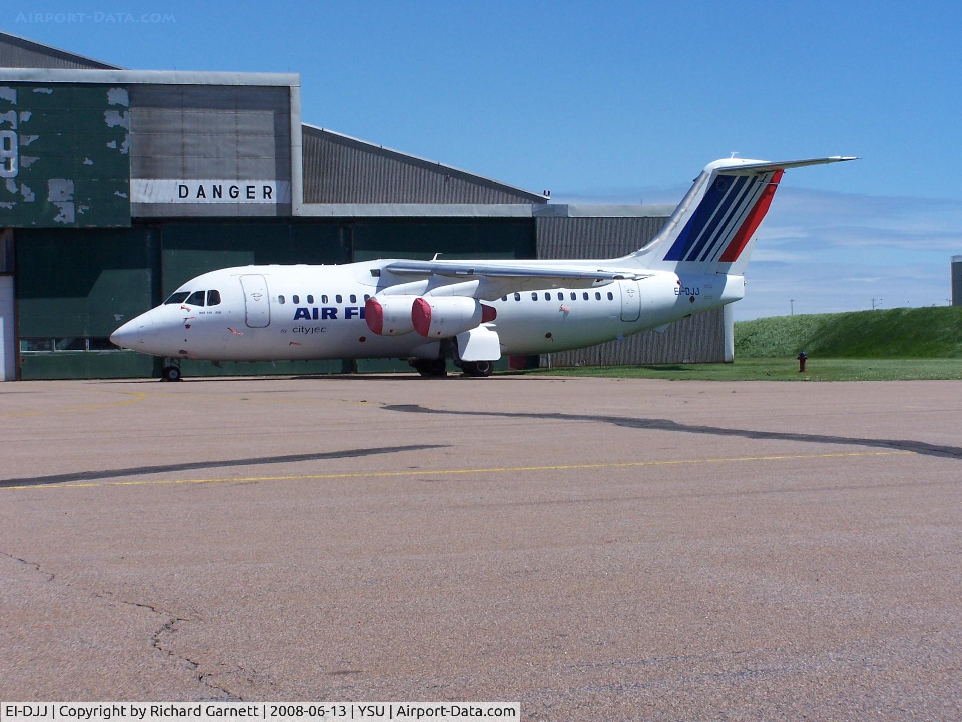 EI-DJJ, 1985 British Aerospace BAe.146-200 C/N E2040, Engine work with Atlantic turbines