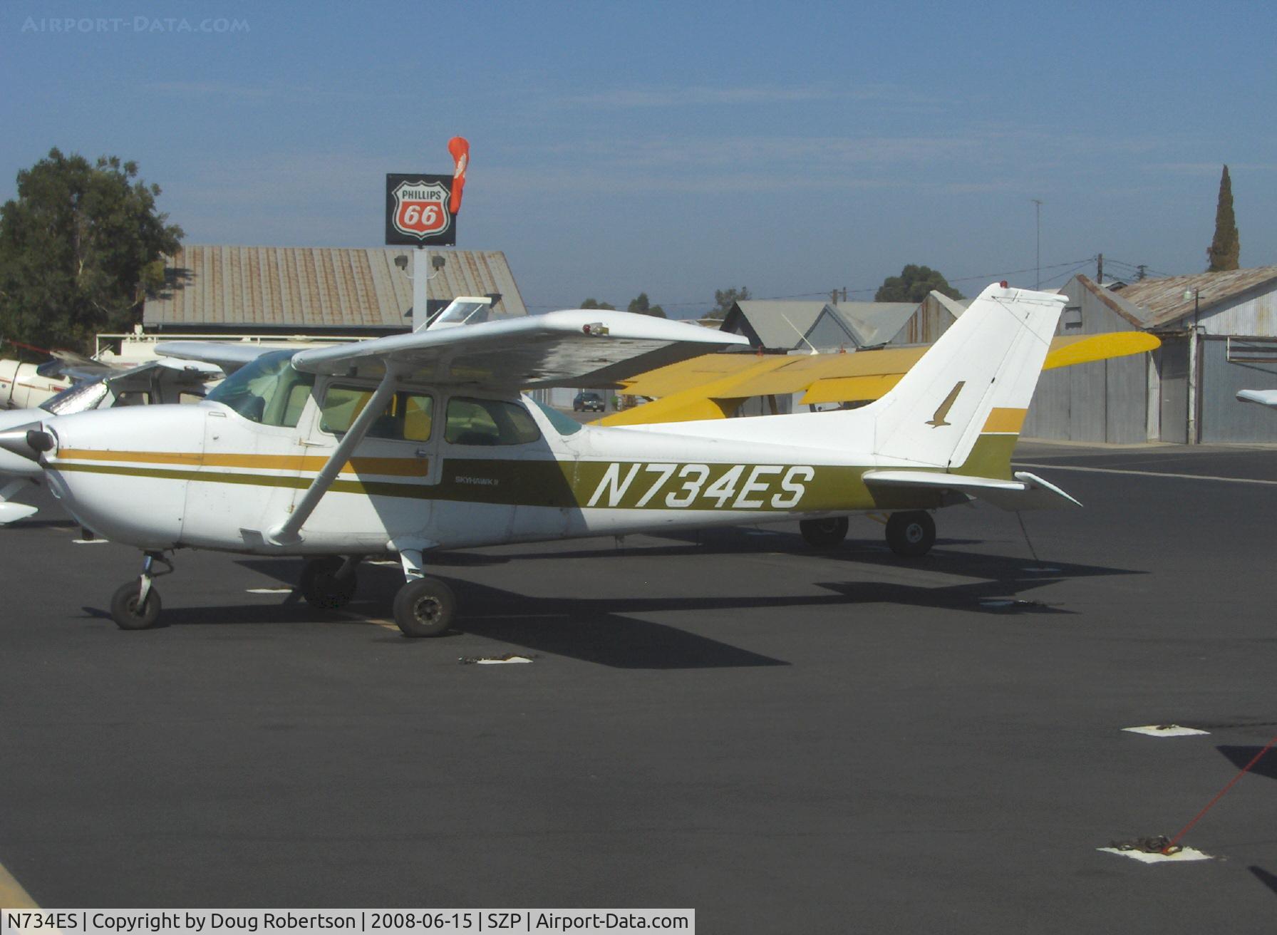 N734ES, Cessna 172N C/N 17268802, 1977 Cessna 172N, Lycoming O-320-H2AD 160 Hp