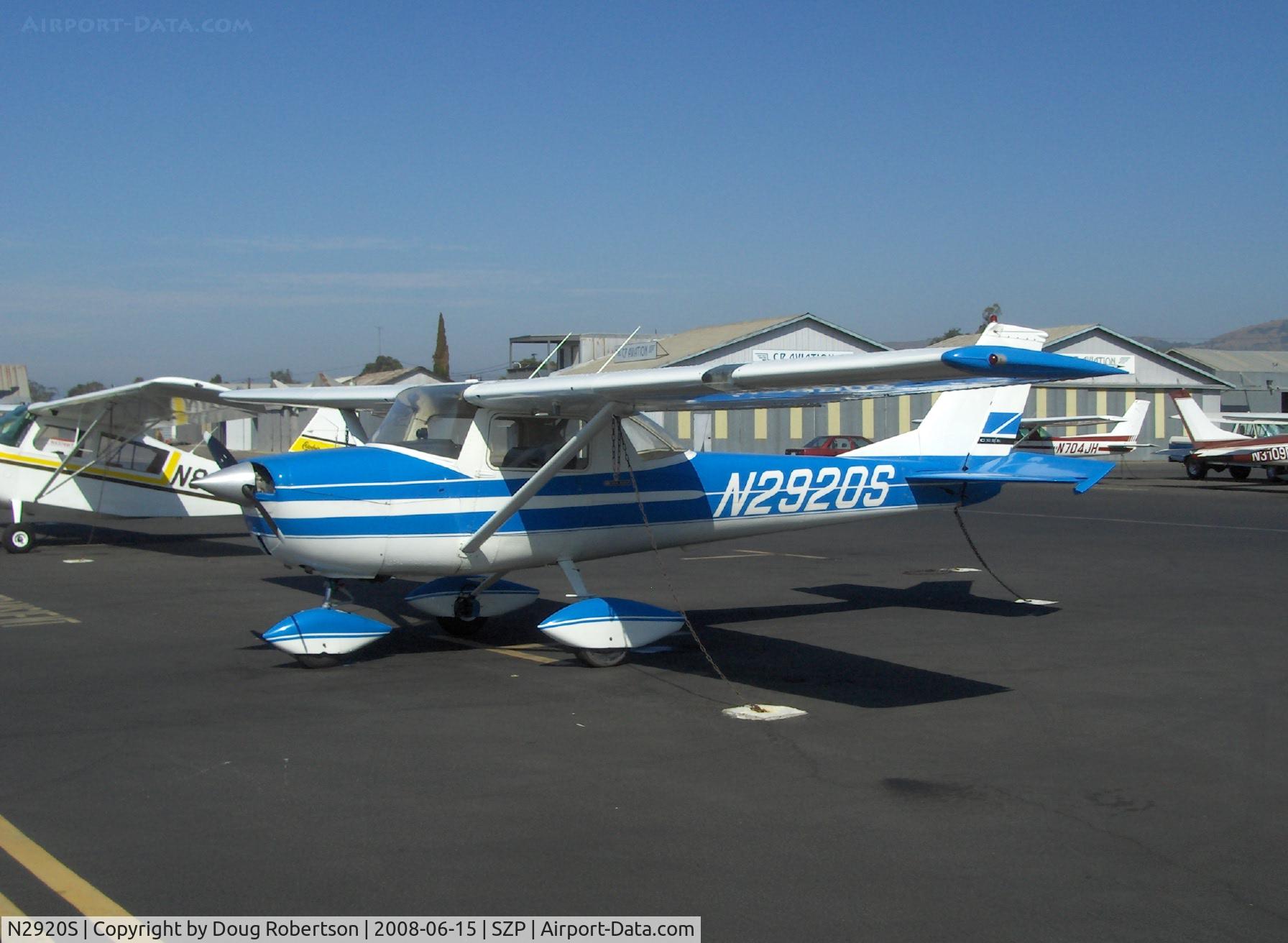 N2920S, 1967 Cessna 150G C/N 15066820, 1967 Cessna 150G, Continental O-200 100 Hp
