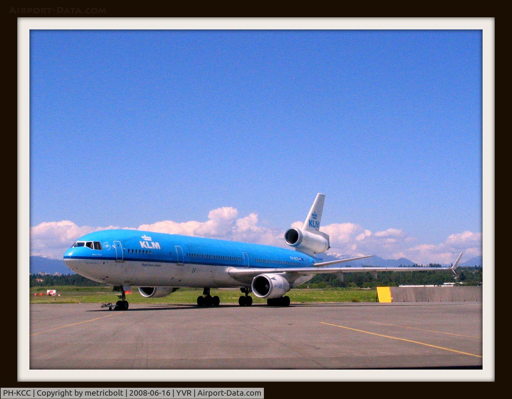 PH-KCC, 1994 McDonnell Douglas MD-11 C/N 48557, taken at YVR