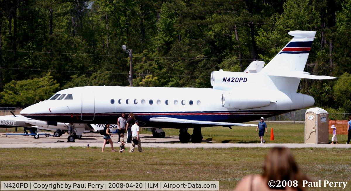 N420PD, 2001 Dassault Falcon 900EX C/N 84, Ah, the third engine gives her away
