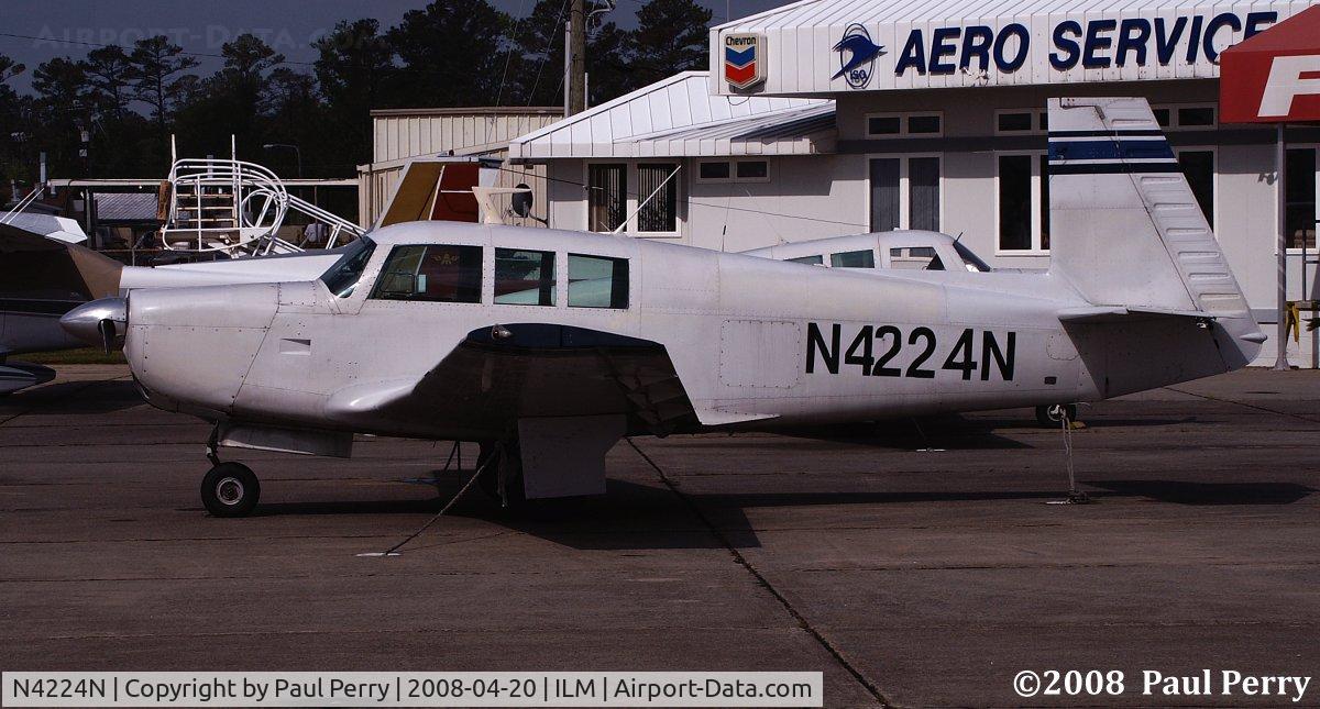 N4224N, 1974 Mooney M20F Executive C/N 220065, Clean lines, and boxy windows