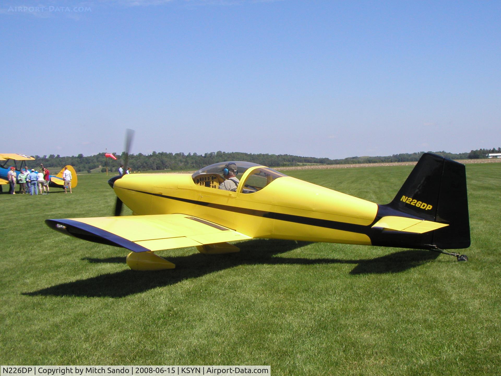 N226DP, 2001 Vans RV-6 C/N 25560, Stanton Father's Day Fly-In 2008.
