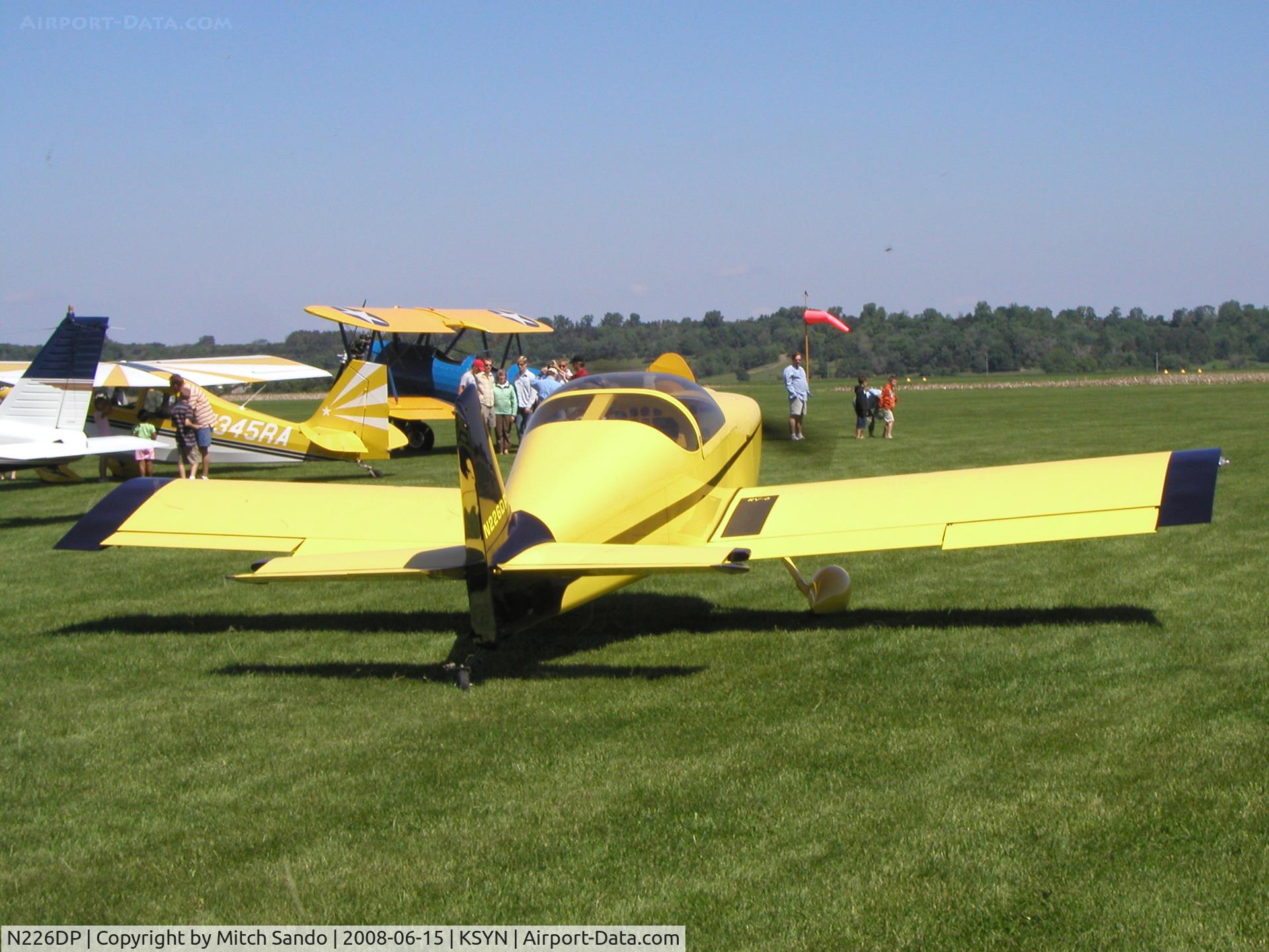 N226DP, 2001 Vans RV-6 C/N 25560, Stanton Father's Day Fly-In 2008.