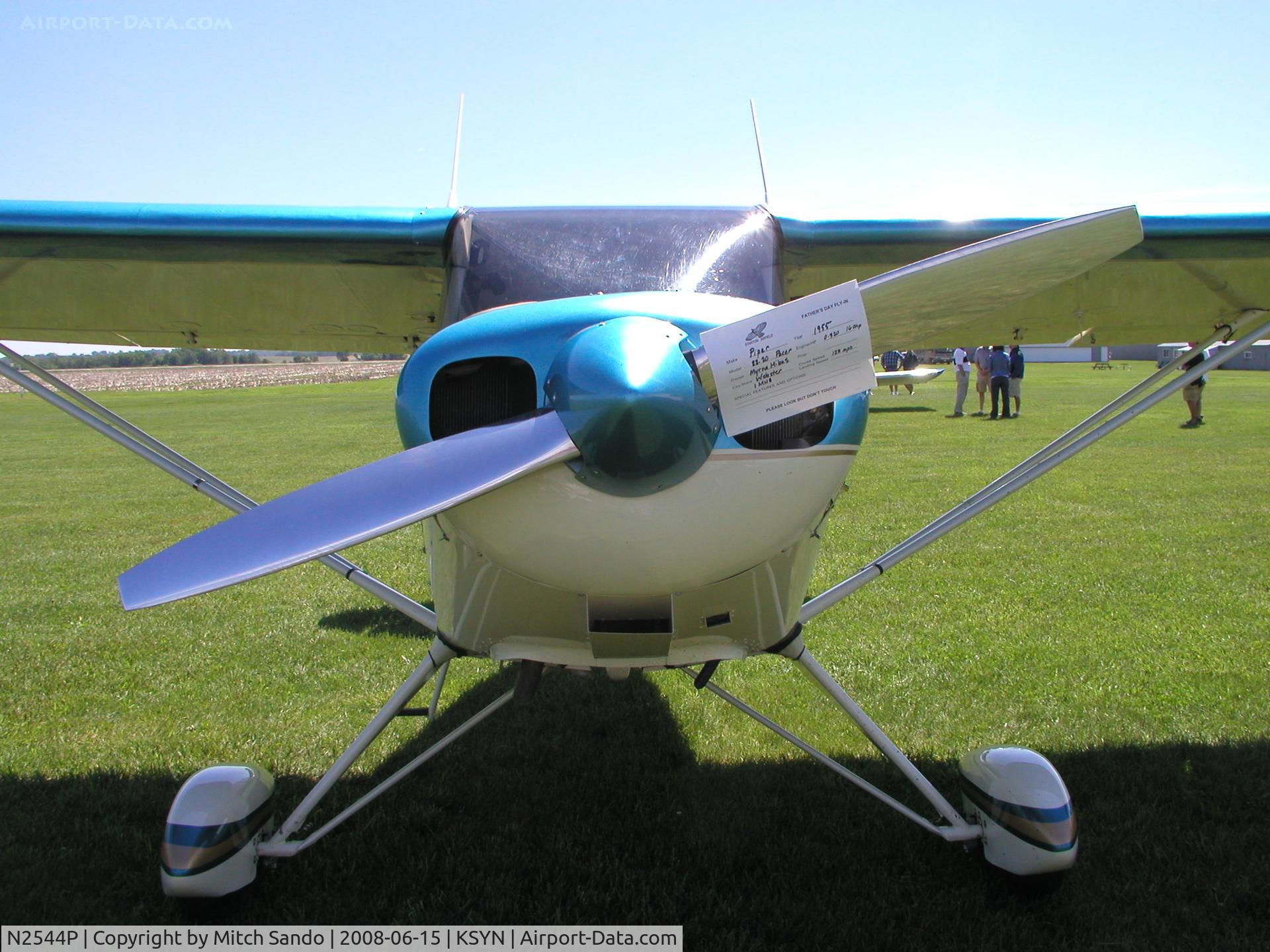 N2544P, 1955 Piper PA-22-150 C/N 22-2907, Stanton Father's Day Fly-In 2008.