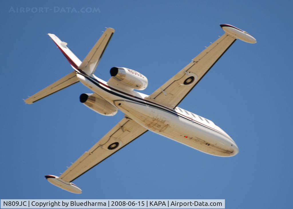 N809JC, 1987 Israel Aircraft Industries 1124 C/N 298, Takeoff from 35R.