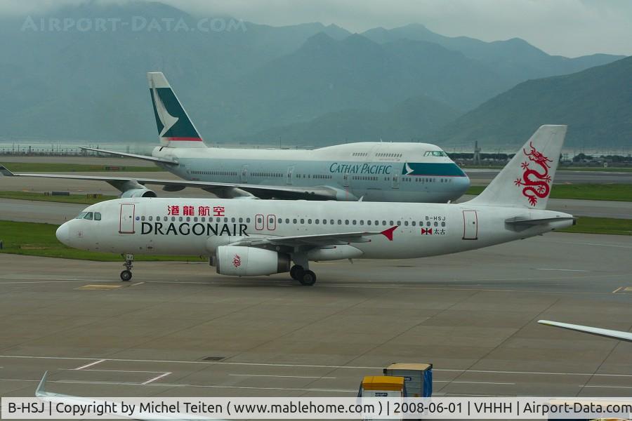 B-HSJ, Airbus A320-232 C/N 1253, Dragonair