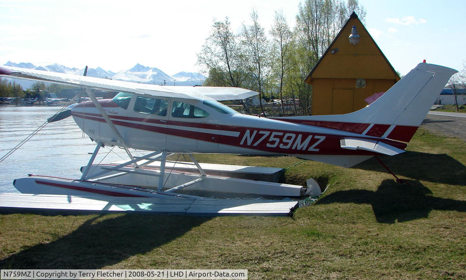 N759MZ, 1977 Cessna 182Q Skylane C/N 18266115, Cessna 182 at Lake Hood